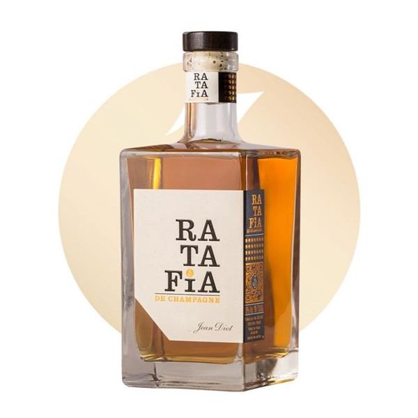 Grote foto jean diot ratafia de champagne giftbox verzamelen flesjes en doppen