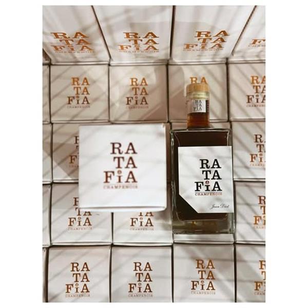 Grote foto jean diot ratafia de champagne giftbox verzamelen flesjes en doppen