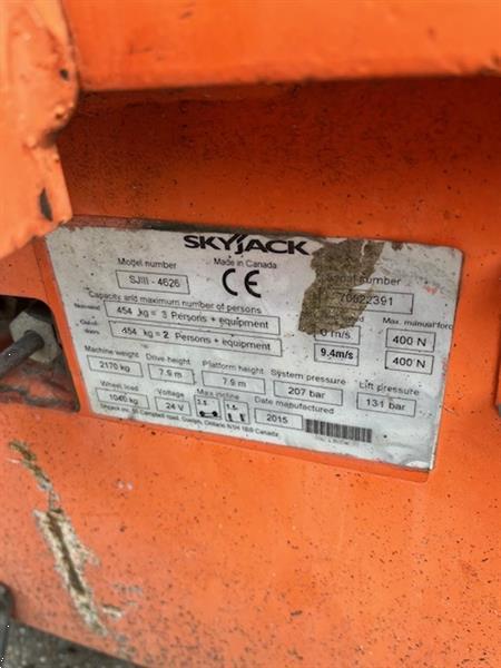 Grote foto schaarhoogwerker skyjack sjiii4626 doe het zelf en verbouw hoogwerkers