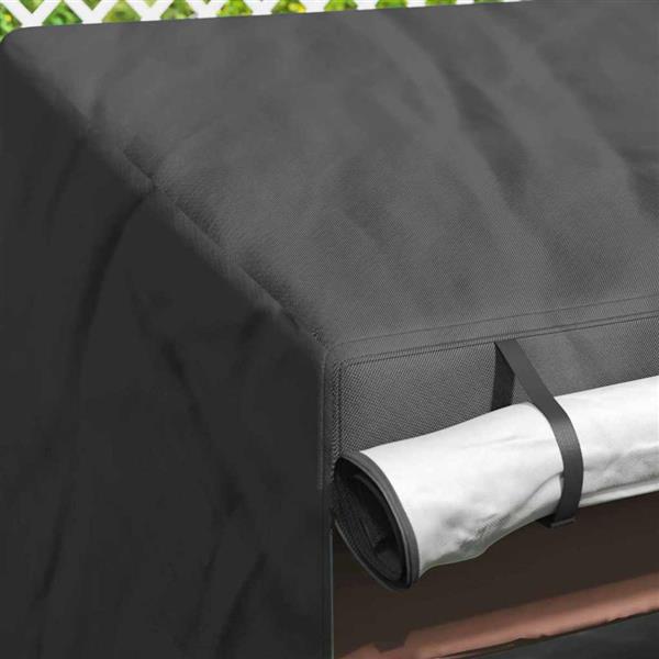 Grote foto vidaxl hoes voor buitenschommel 155 x 95 x 165 cm 600d oxford stof tuin en terras tuinmeubelen