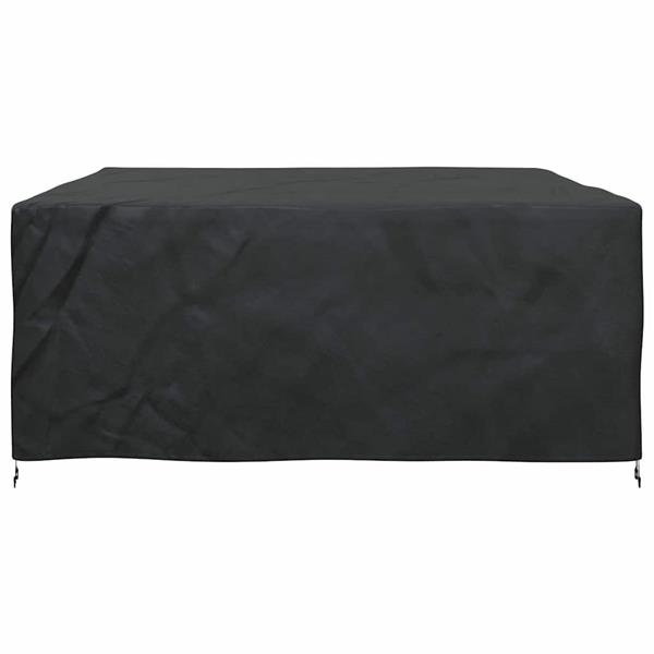 Grote foto vidaxl hoes voor tuinmeubelen zwart 300 x 250 x 100 cm 600d tuin en terras tuinmeubelen