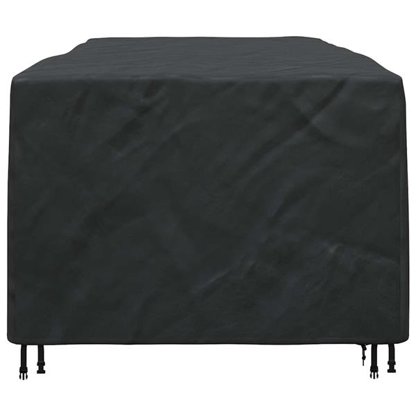 Grote foto vidaxl hoes voor tuinmeubelen zwart 300 x 110 x 70 cm 210d tuin en terras tuinmeubelen