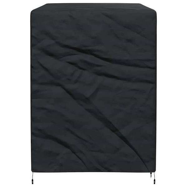 Grote foto vidaxl hoes voor buitenschommel zwart 175 x 125 x 160 cm 420d stof tuin en terras tuinmeubelen