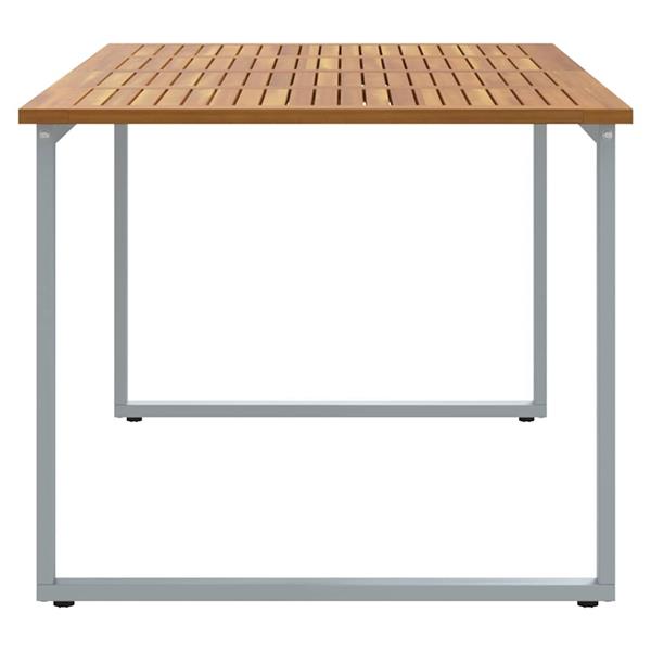 Grote foto vidaxl tuin eettafel grijs 180 x 90 x 75 cm tuin en terras tuinmeubelen