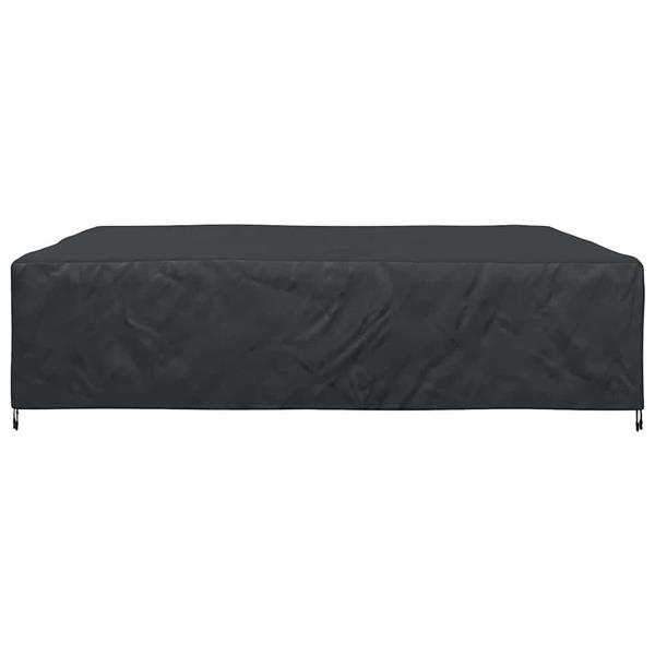 Grote foto vidaxl hoes voor tuinmeubelen zwart 300 x 300 x 70 cm 600d tuin en terras tuinmeubelen