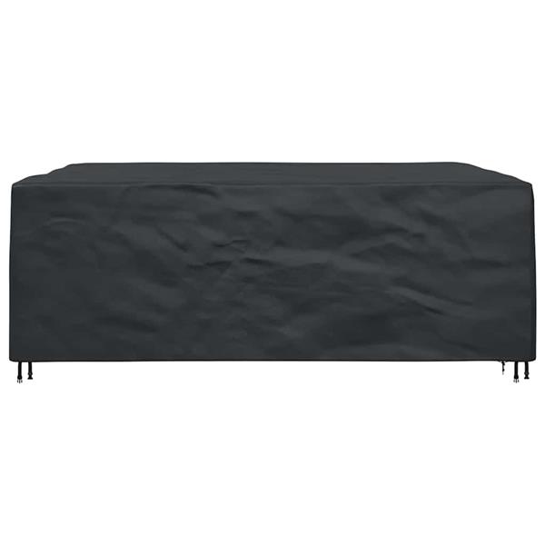 Grote foto vidaxl hoes voor tuinmeubelen zwart 300 x 250 x 70 cm 210d tuin en terras tuinmeubelen