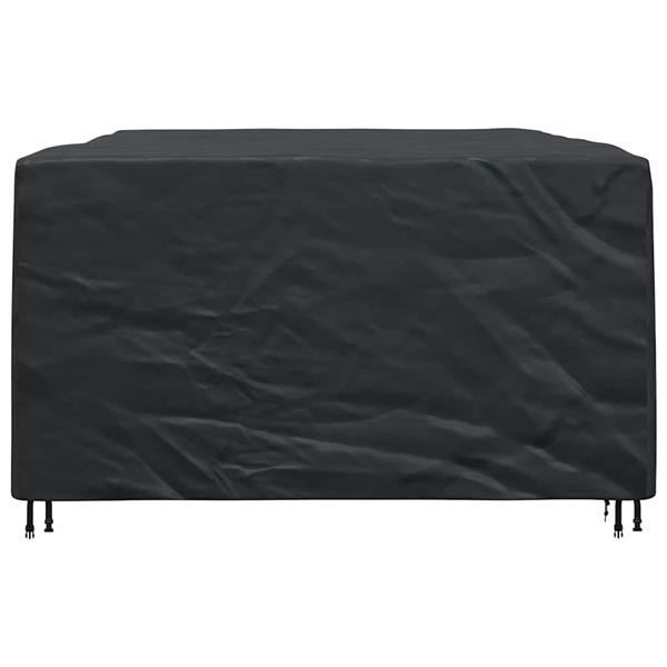 Grote foto vidaxl hoes voor tuinmeubelen zwart 280 x 204 x 106 cm 210d tuin en terras tuinmeubelen