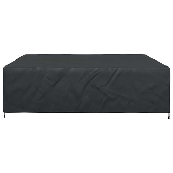 Grote foto vidaxl hoes voor tuinmeubelen zwart 275 x 275 x 70 cm 210d tuin en terras tuinmeubelen