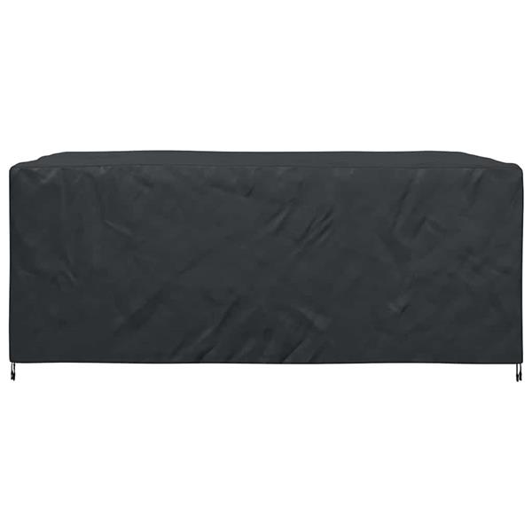Grote foto vidaxl hoes voor tuinmeubelen zwart 270 x 180 x 90 cm 210d tuin en terras tuinmeubelen