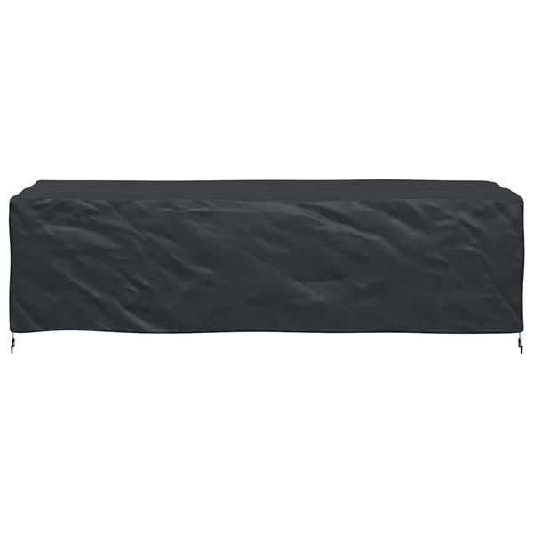 Grote foto vidaxl hoes voor tuinmeubelen zwart 270 x 110 x 70 cm 600d tuin en terras tuinmeubelen