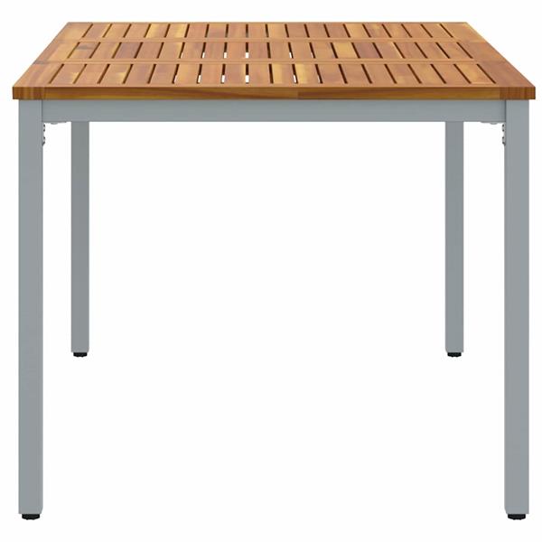 Grote foto vidaxl buitentafels natuurlijk en grijs 150 x 90 x 75 cm tuin en terras tuinmeubelen