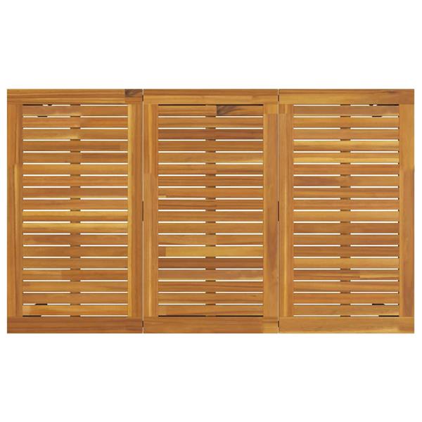 Grote foto vidaxl buitentafels naturel en zwart 150 x 90 x 75 cm tuin en terras tuinmeubelen