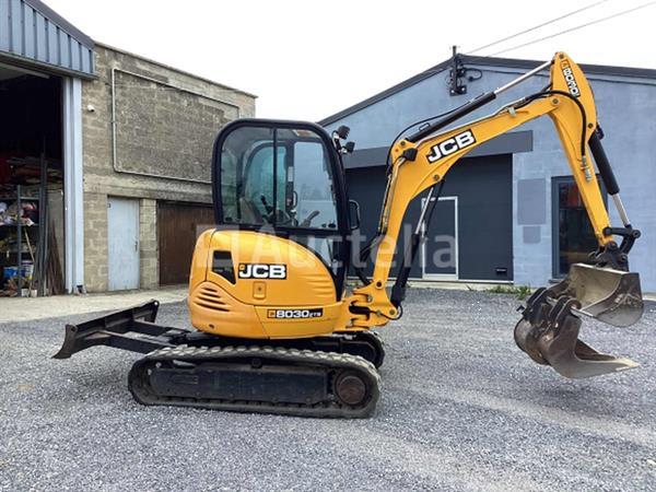 Grote foto jcb 8030 zts minigraafmachine 2010 2.288 uur agrarisch shovels