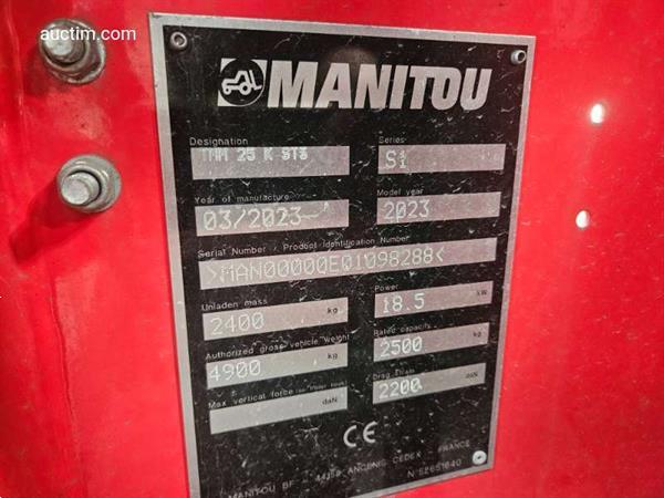 Grote foto manitou tmm25 meeneemheftruck agrarisch heftrucks