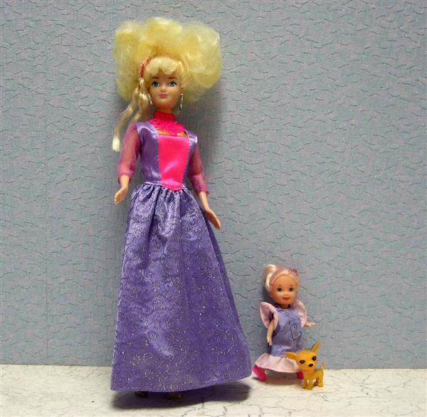 Grote foto simba pop met kind en hondje pop100 kinderen en baby poppen