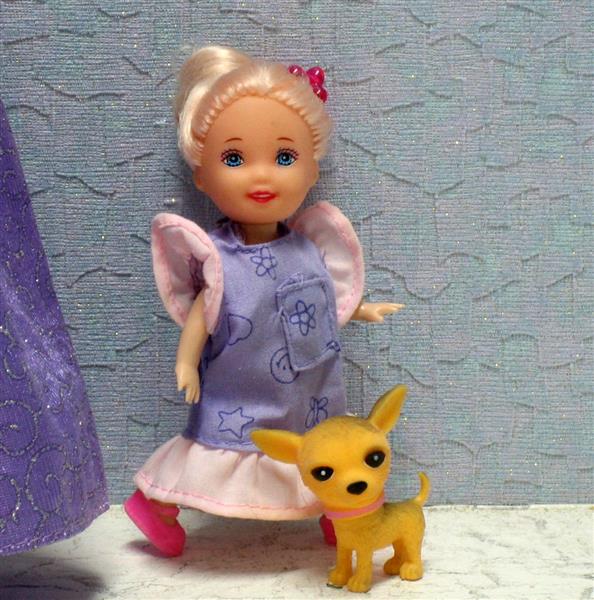 Grote foto simba pop met kind en hondje pop100 kinderen en baby poppen