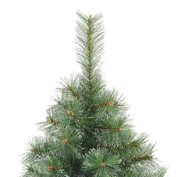 Grote foto vidaxl moderne kunststof scharnierende kerstboom sneeuw bedekt wit diversen overige diversen