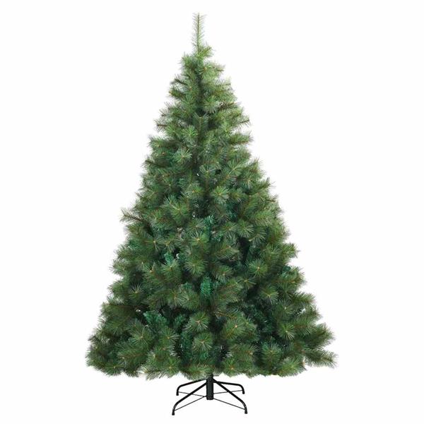 Grote foto vidaxl kunstmatige inklapbare kerstboom groen 210 cm pvc staal diversen overige diversen