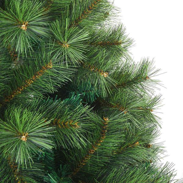 Grote foto vidaxl kunstmatige inklapbare kerstboom groen 210 cm pvc staal diversen overige diversen