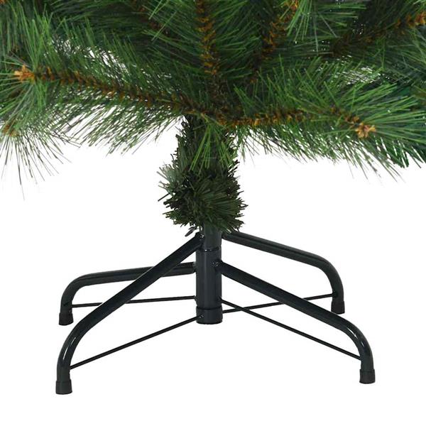 Grote foto vidaxl kunstmatige inklapbare kerstboom groen 150 cm pvc staal diversen overige diversen
