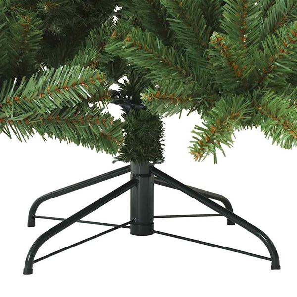 Grote foto vidaxl kunstmatige inklapbare kerstboom groen 210 cm pvc staal diversen overige diversen