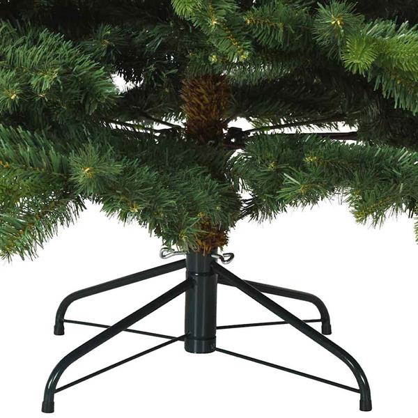 Grote foto vidaxl kunstmatige inklapbare kerstboom groen 240 cm pvc pe en staal diversen overige diversen