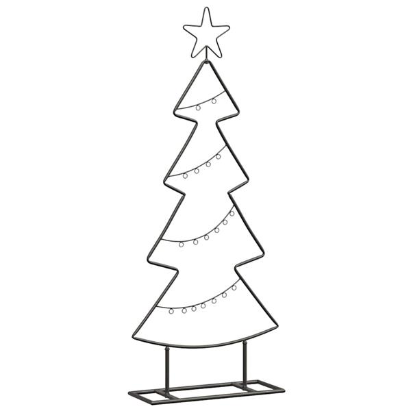 Grote foto vidaxl metalen kerstboom met standaard zwart 90 cm staal diversen overige diversen