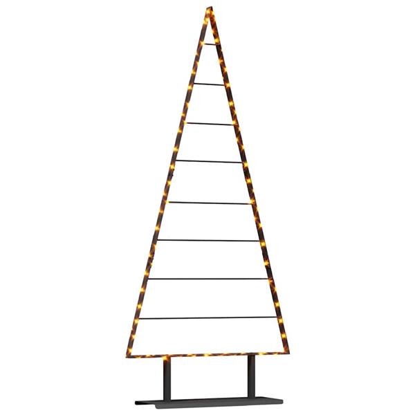 Grote foto vidaxl metalen kerstboom met standaard zwart 180 cm staal diversen overige diversen