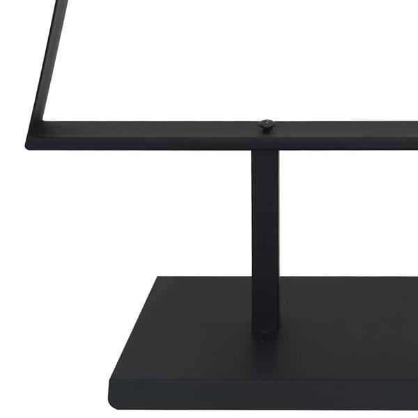 Grote foto vidaxl metalen kerstboom met standaard zwart 150 cm staal diversen overige diversen