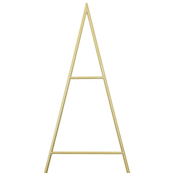 Grote foto vidaxl metalen kerstboom met standaard goud 180 cm poedergecoat staal diversen overige diversen