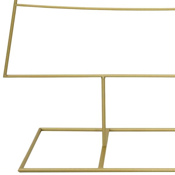 Grote foto vidaxl metalen kerstboom met standaard goud 180 cm poedergecoat staal diversen overige diversen