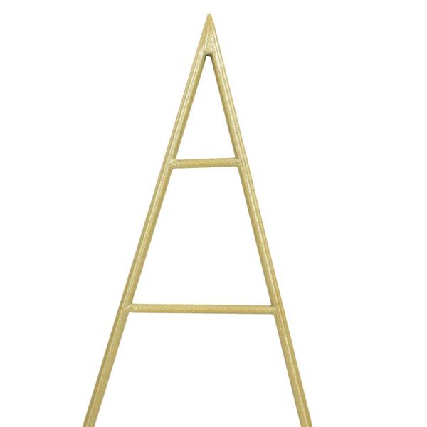 Grote foto vidaxl metalen kerstboom met standaard goud 60 cm poedergecoat staal diversen overige diversen