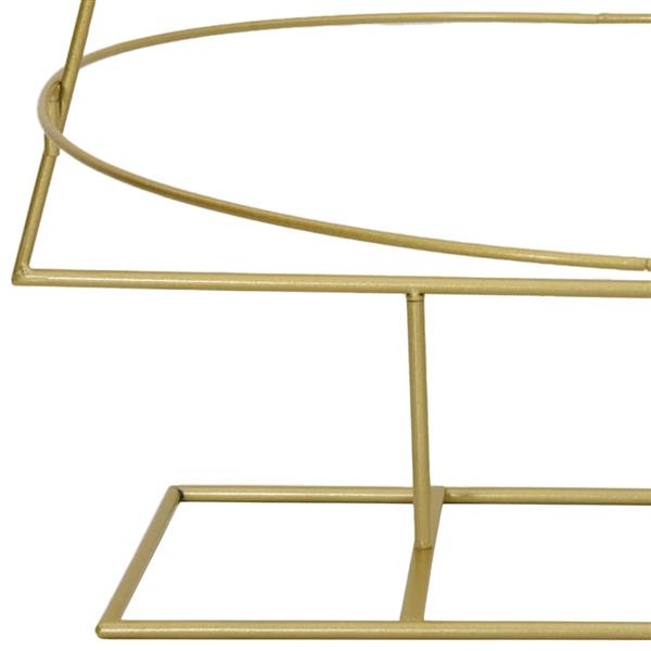 Grote foto vidaxl metalen kerstboom met standaard goud 150 cm poedergecoat staal diversen overige diversen