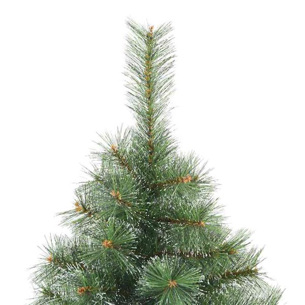 Grote foto vidaxl moderne kunststof scharnierende kerstboom sneeuw bedekt wit diversen overige diversen