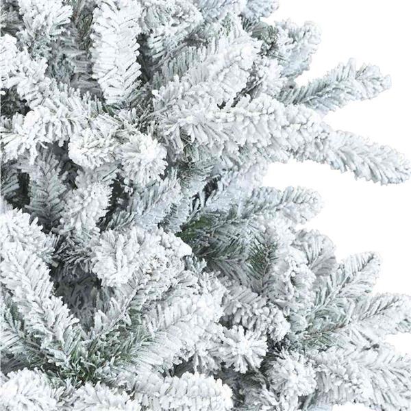 Grote foto vidaxl moderne kunststof scharnierende kerstboom sneeuw bedekt wit diversen overige diversen