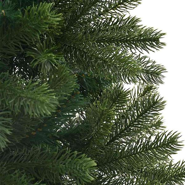 Grote foto vidaxl kunstkerstboom met standaard groen 210 cm pvc pe en staal diversen overige diversen