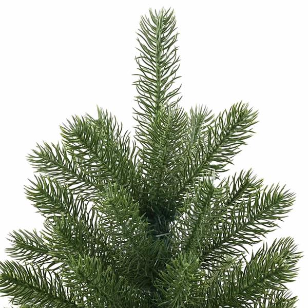Grote foto vidaxl kunstkerstboom met standaard groen 210 cm pvc pe en staal diversen overige diversen