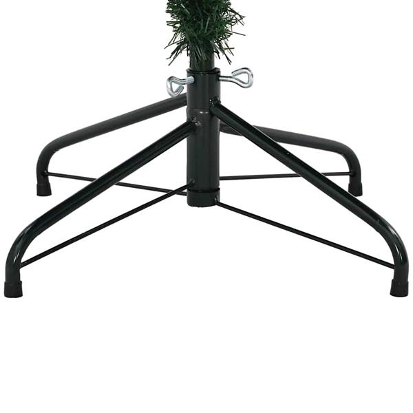 Grote foto vidaxl kunstkerstboom met standaard groen 210 cm pvc pe en staal diversen overige diversen