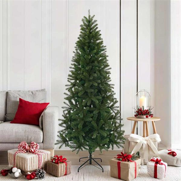 Grote foto vidaxl kunstkerstboom met standaard groen 180 cm pvc pe en staal diversen overige diversen