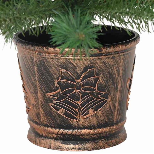 Grote foto vidaxl kunstkerstboom met standaard groen 95 cm pvc pe en staal diversen overige diversen