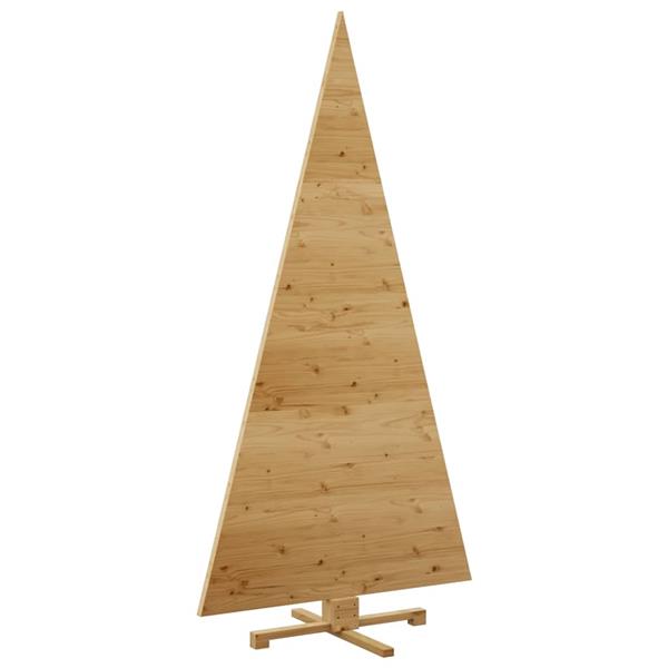 Grote foto vidaxl kerstbomen met standaard bruin 210 cm massief grenenhout diversen overige diversen