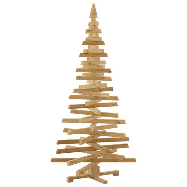 Grote foto vidaxl kerstbomen met standaard bruin 180 cm massief grenenhout diversen overige diversen
