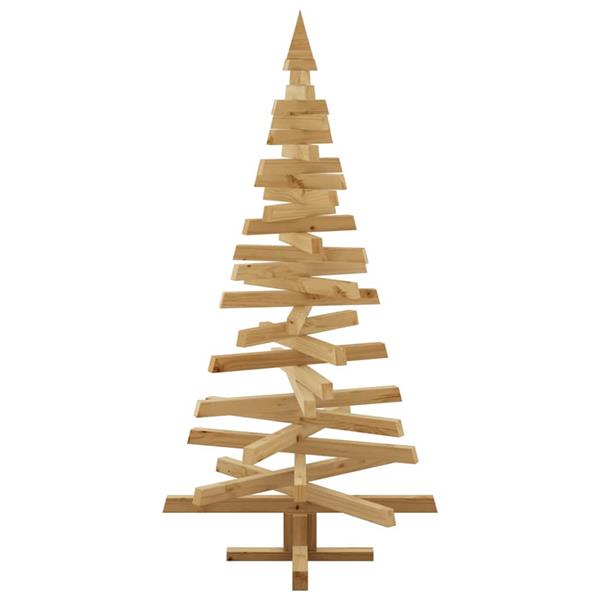 Grote foto vidaxl kerstbomen met standaard bruin 150 cm massief grenenhout diversen overige diversen