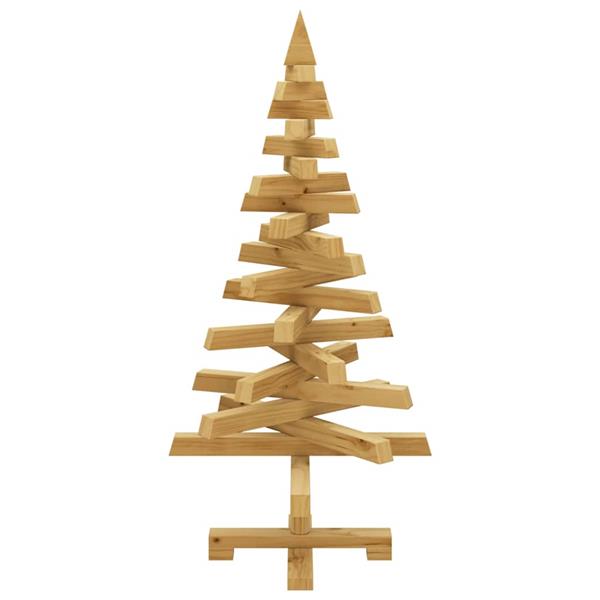 Grote foto vidaxl kerstbomen met standaard bruin 90 cm massief grenenhout diversen overige diversen