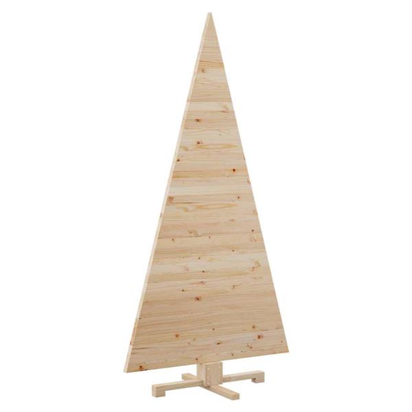 Grote foto vidaxl kerstbomen met standaard naturel 180 cm massief grenenhout diversen overige diversen