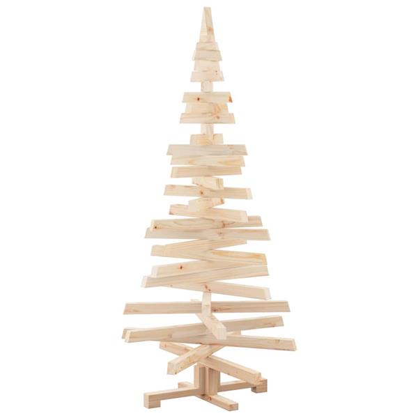 Grote foto vidaxl kerstbomen met standaard naturel 150 cm massief grenenhout diversen overige diversen