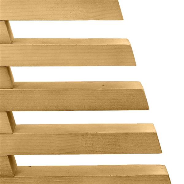 Grote foto vidaxl houten kerstboom met standaard bruin 90 cm massief grenenhout diversen overige diversen