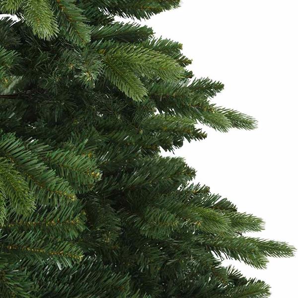 Grote foto vidaxl kunstmatige inklapbare kerstboom groen 240 cm pvc pe en staal diversen overige diversen
