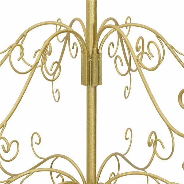 Grote foto vidaxl metalen kerstboom met standaard goud 180 cm poedergecoat staal diversen overige diversen