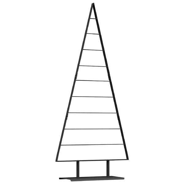 Grote foto vidaxl metalen kerstboom met standaard zwart 210 cm staal diversen overige diversen